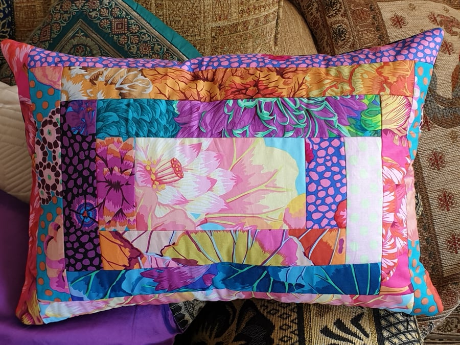 Rectangle Log Cabin Cushion