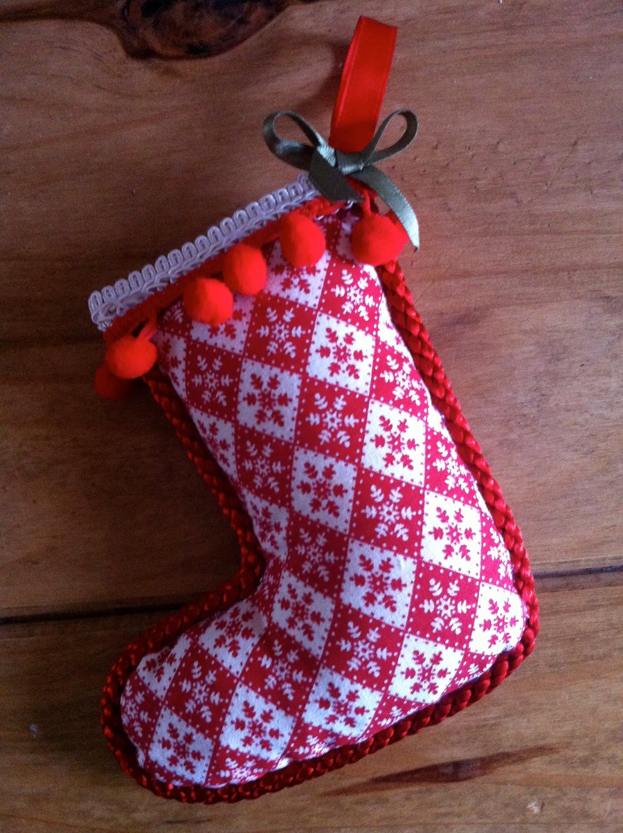 Fragranced Christmas Stocking Decoration