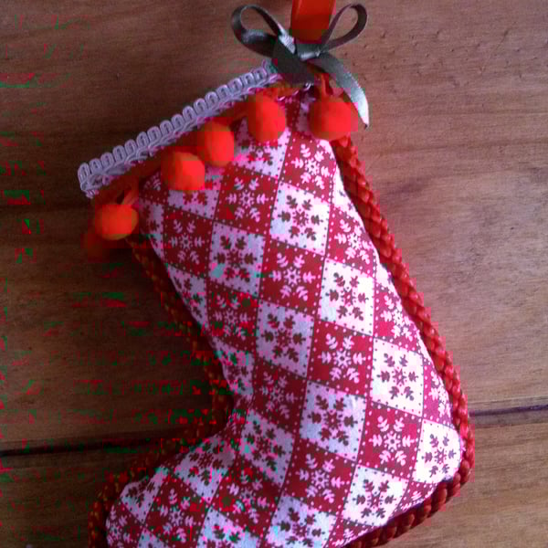 Fragranced Christmas Stocking Decoration