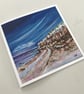 4 Coastal Themed Art Cards Set - Image 4