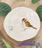 Sparrow Handmade Ceramic Dish, Garden Bird Dish - Image 3