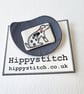 Button Brooch Featuring a Ceramic Dog Button - Various dogs - Image 2