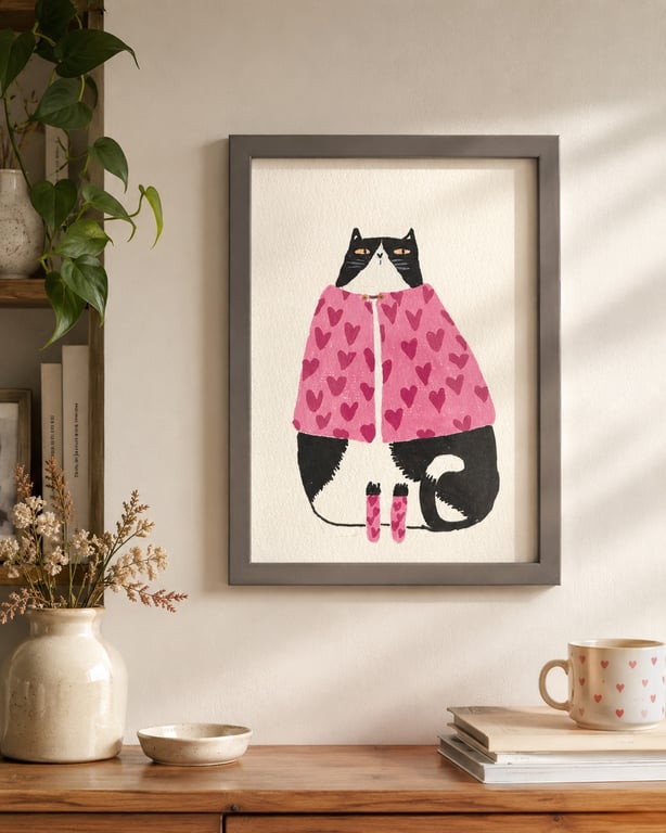 Cat drawing 
