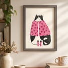 Cat drawing 