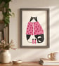 Cat drawing 