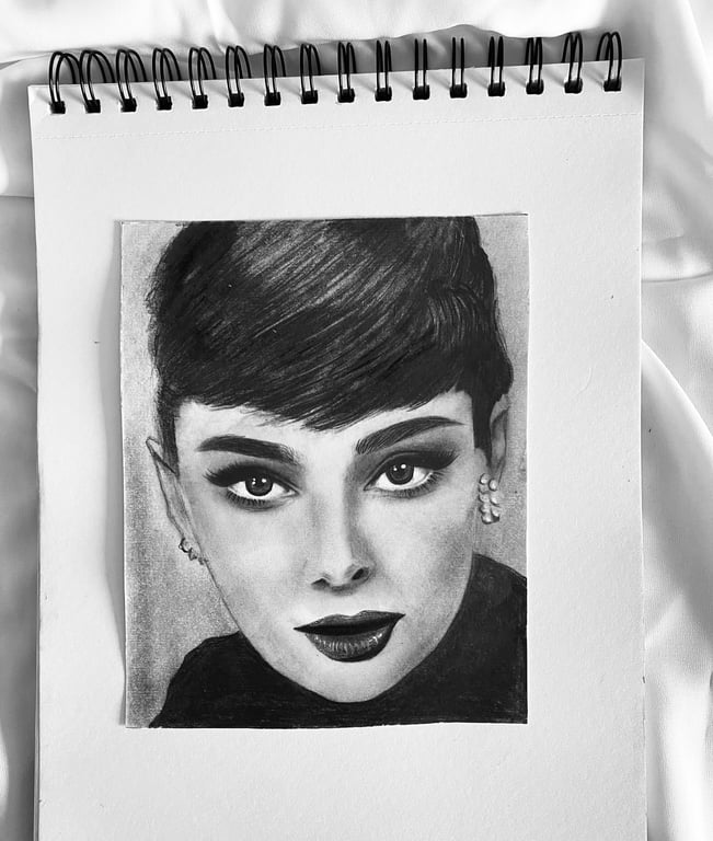 Audrey Hepburn portrait