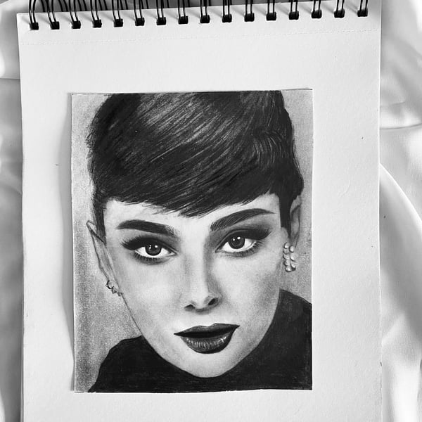 Audrey Hepburn portrait