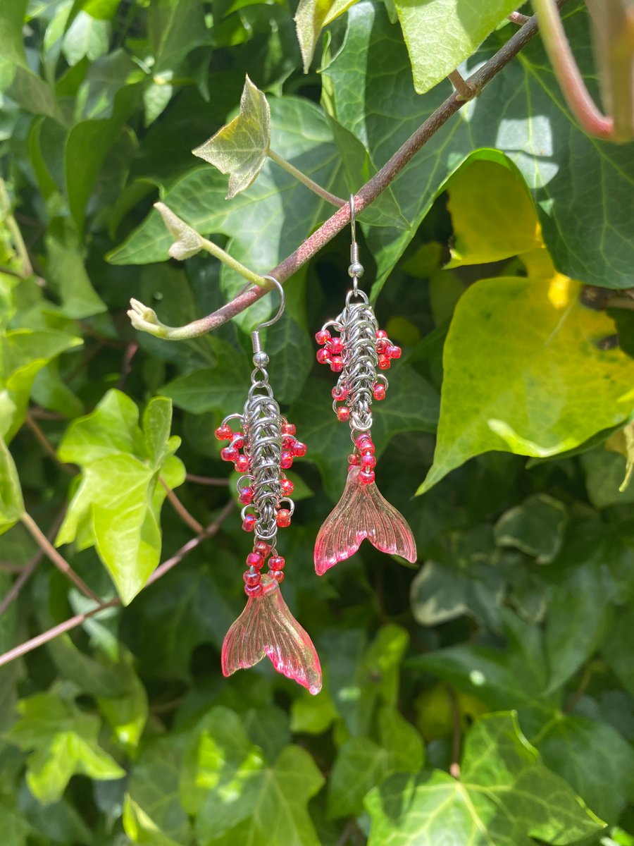 Maureen - Skeleton Mermaid Earrings 