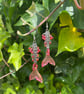 Maureen - Skeleton Mermaid Earrings  - Image 1