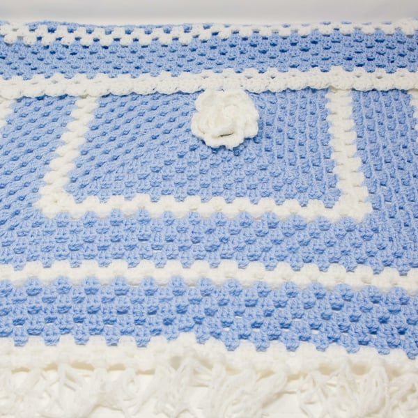 Hand Crocheted Baby Blanket 
