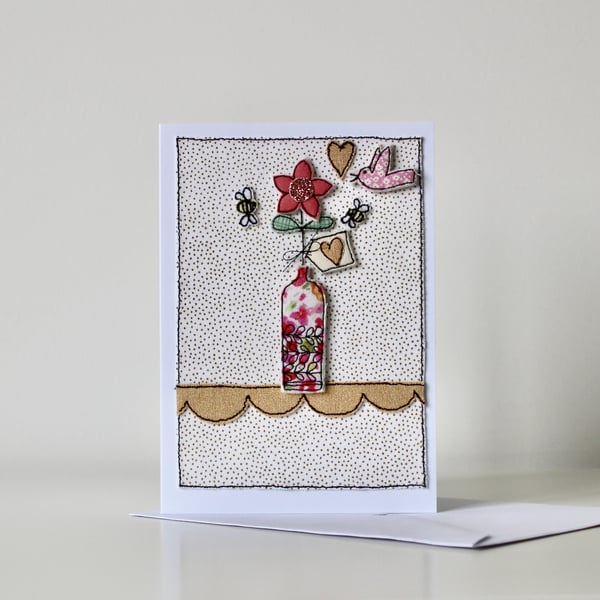 Handmade Blank Card Number 5