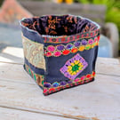 Boho Style Fabric Storage Box 