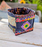 Boho Style Fabric Storage Box 