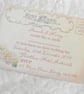 10 x Vintage Style Personalised Invitations Postcard A6 (Ref 66)
