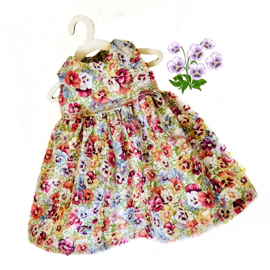Pretty Pansies Dress