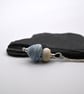 blue sands lampwork glass earrings - Image 3
