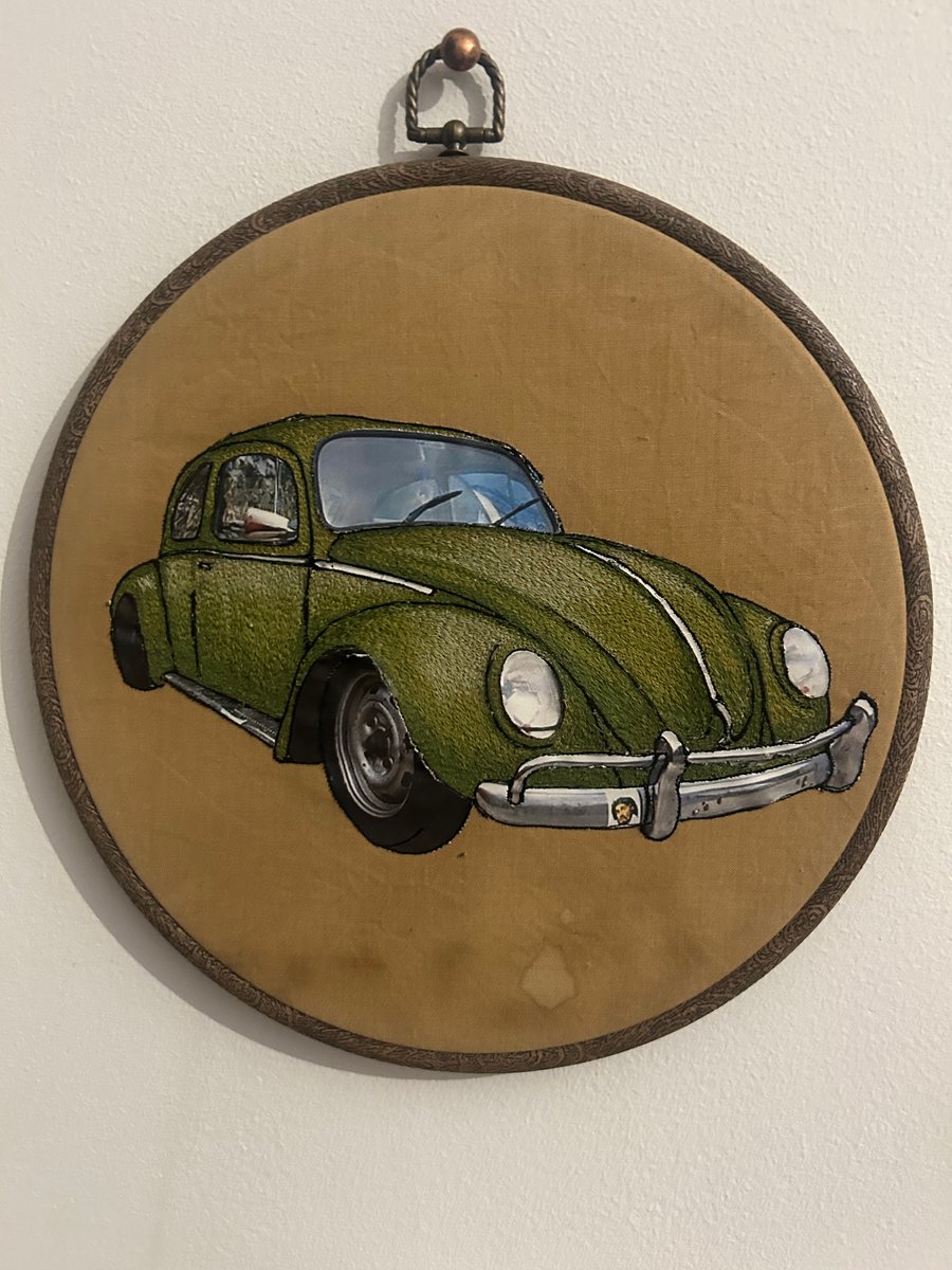 Embroidery VW Beetle 