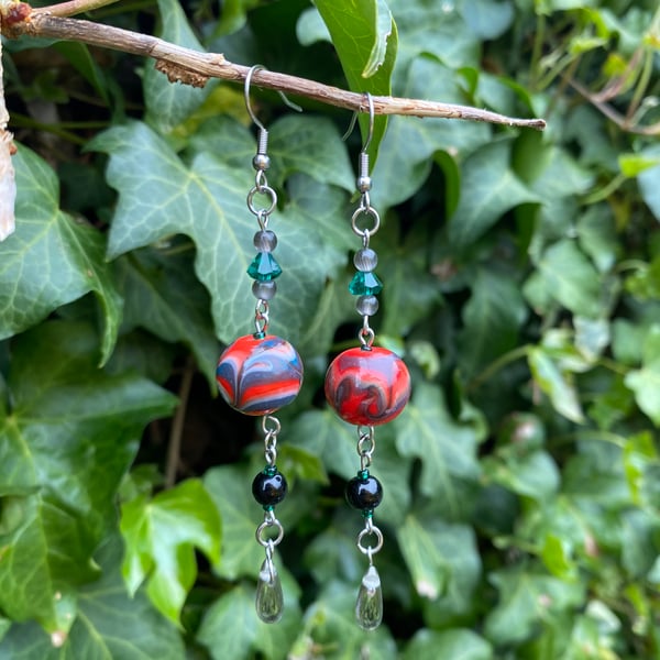 The Cure - Mixed Up Album inspired earrings 