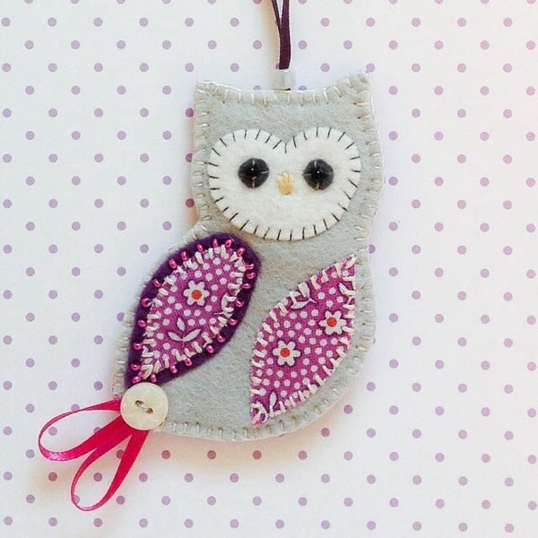 Christmas Owl Decoration