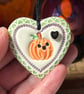 Ceramic pumpkin hanging decoration - Image 3
