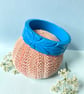 Sky Blue Floral Resin Bracelet