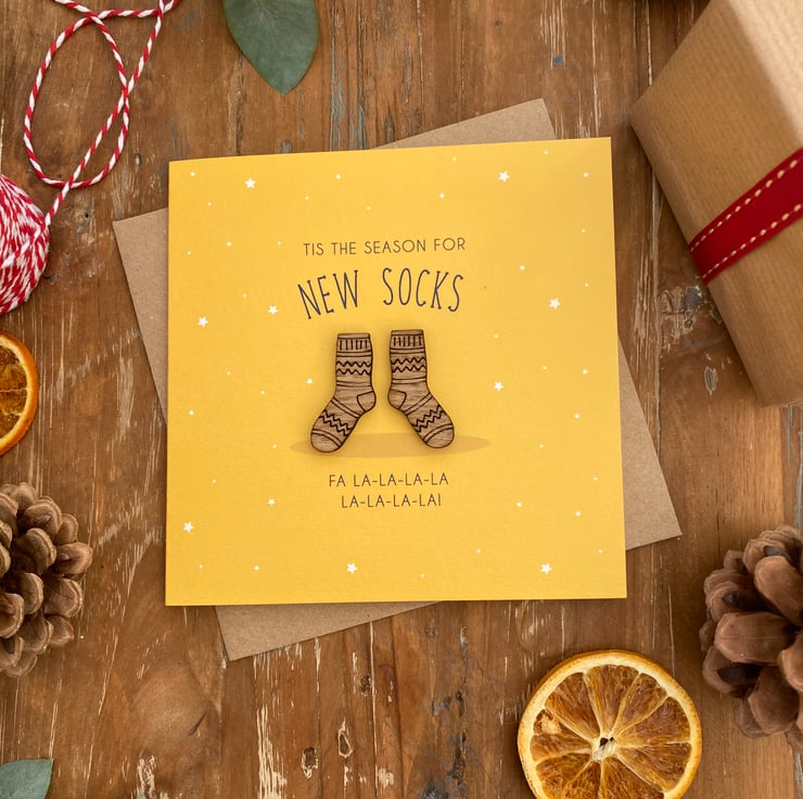Dad Christmas Card, Husband Christmas Card Folksy