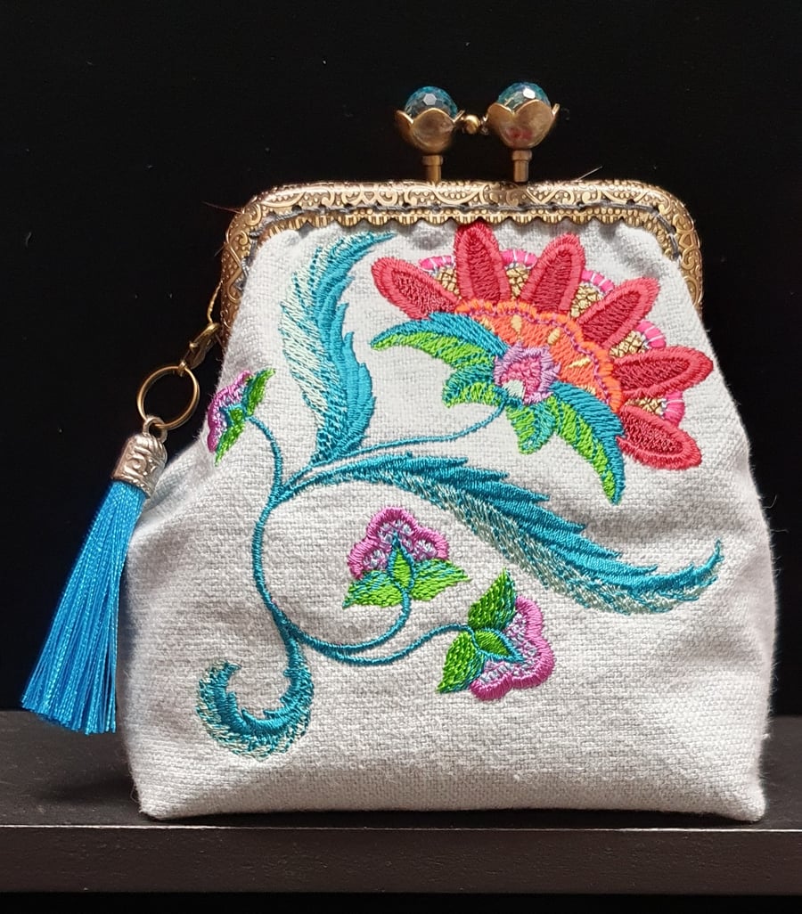 Jubilant Jacobean bloom 6. Purse.