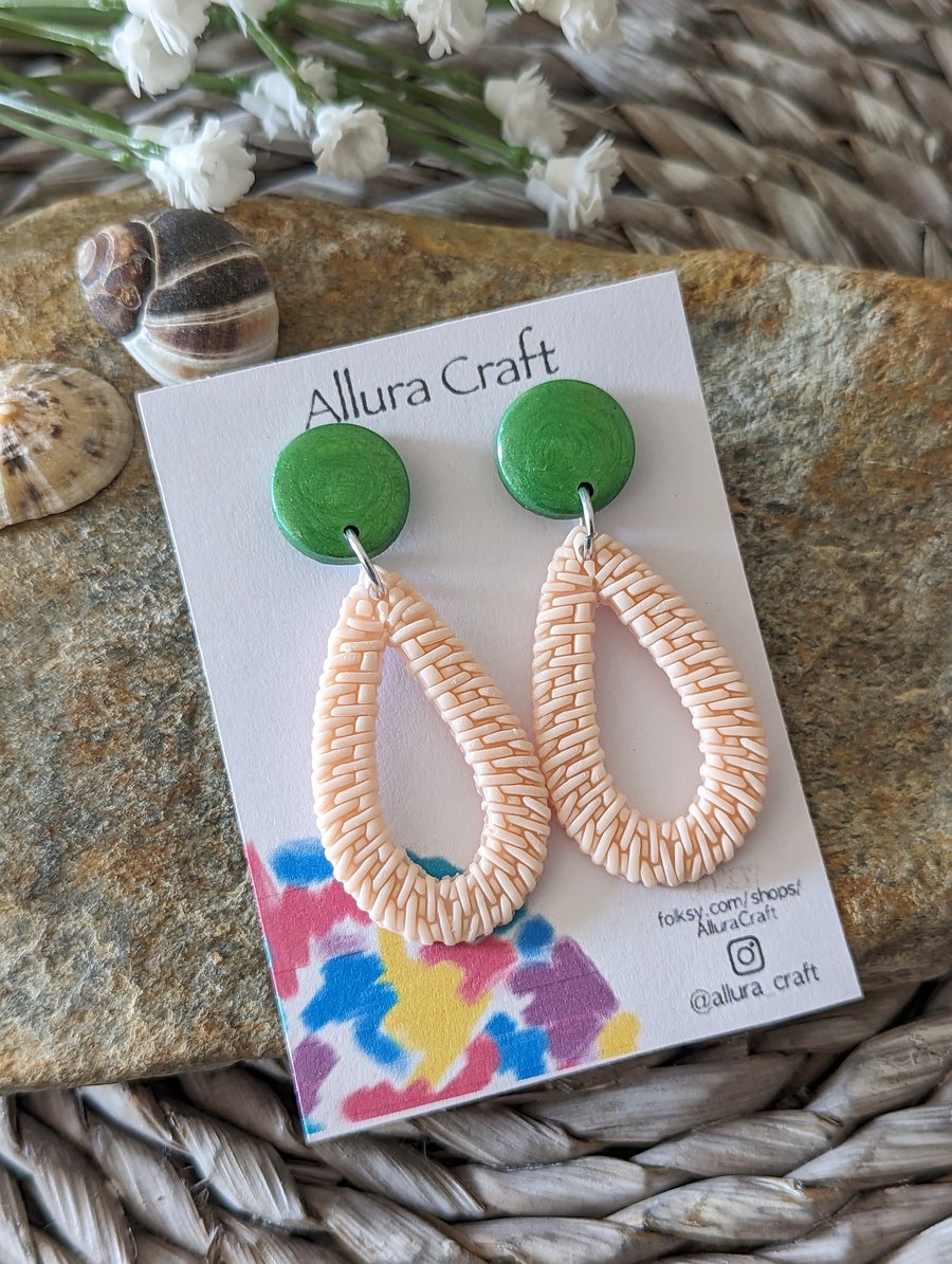 Rattan on sale earring supplies