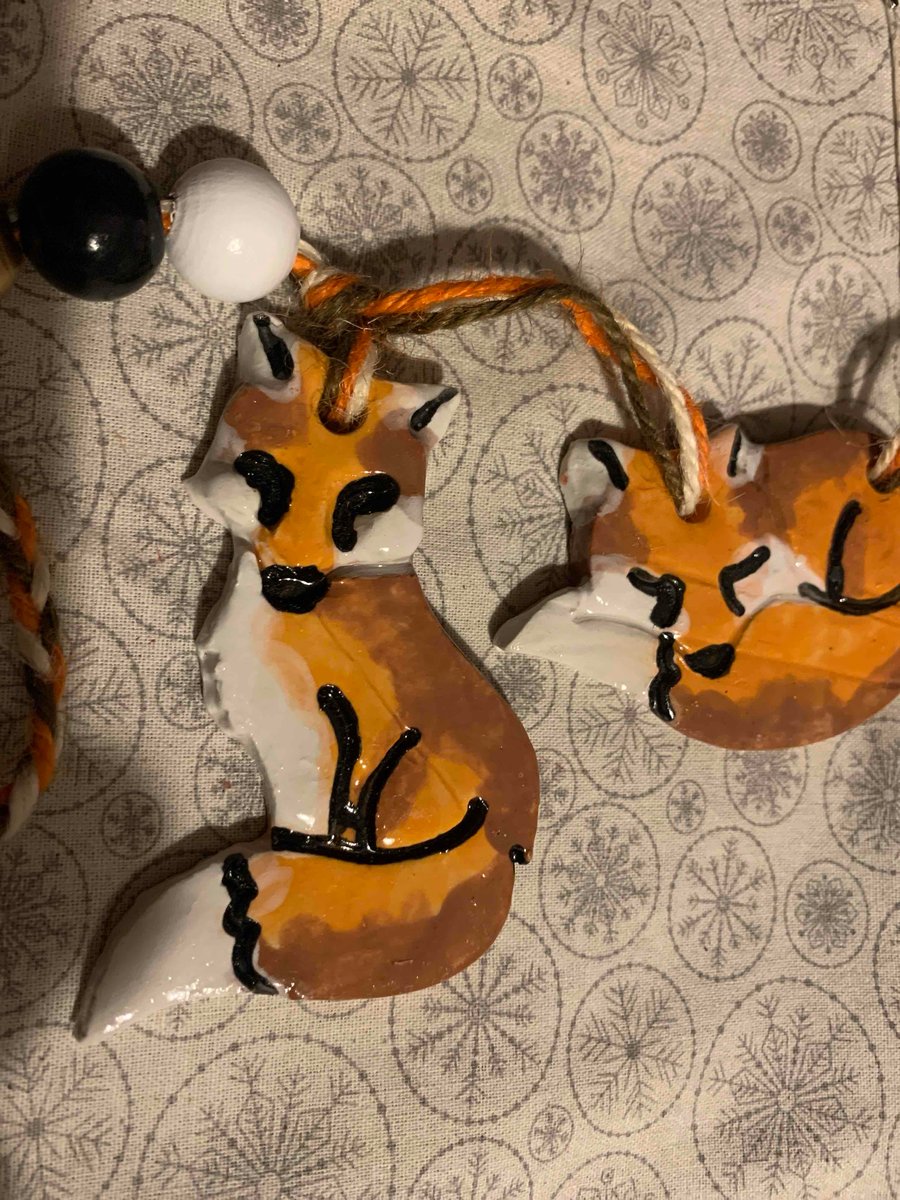 Ceramic Fox Bunting 