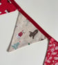 Doggie Christmas bunting - reversible  - Image 5