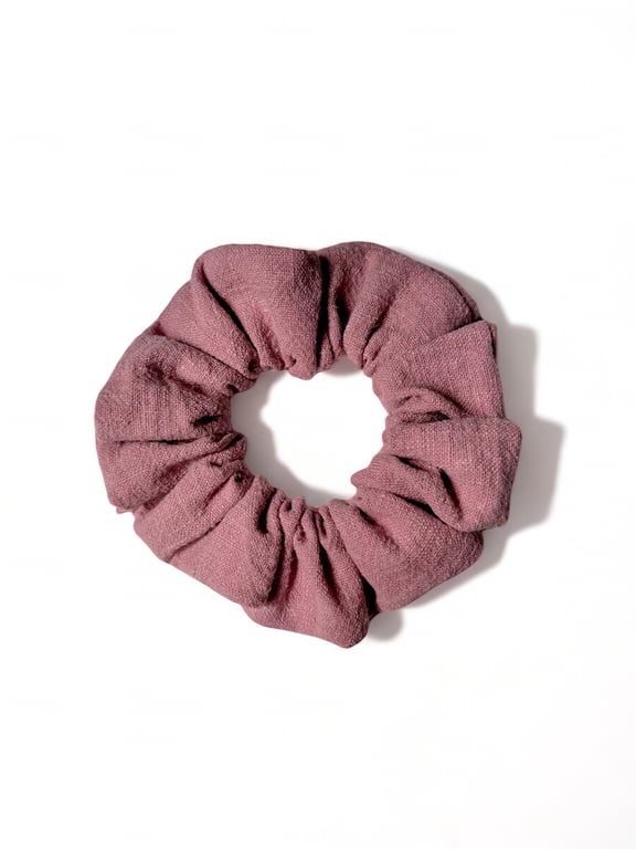 Rustic Rose Linen Scrunchie - XL