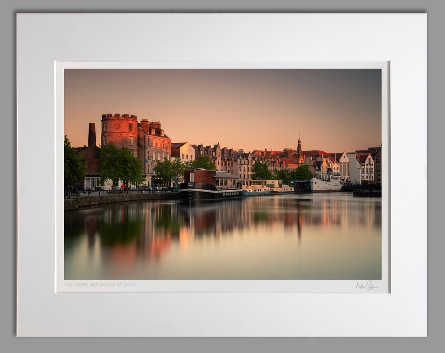 The Shore, Leith, Edinburgh, Scotland - A3 (50x40cm) Unframed Print