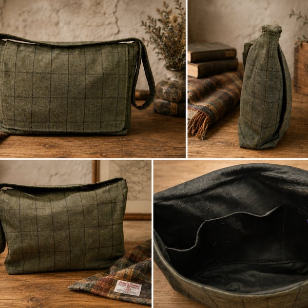 Tweed luggage weekend bag