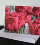 A5 Card - Red Tulips - Image 1
