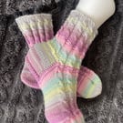 Cosy Hand Knitted Socks UK 4