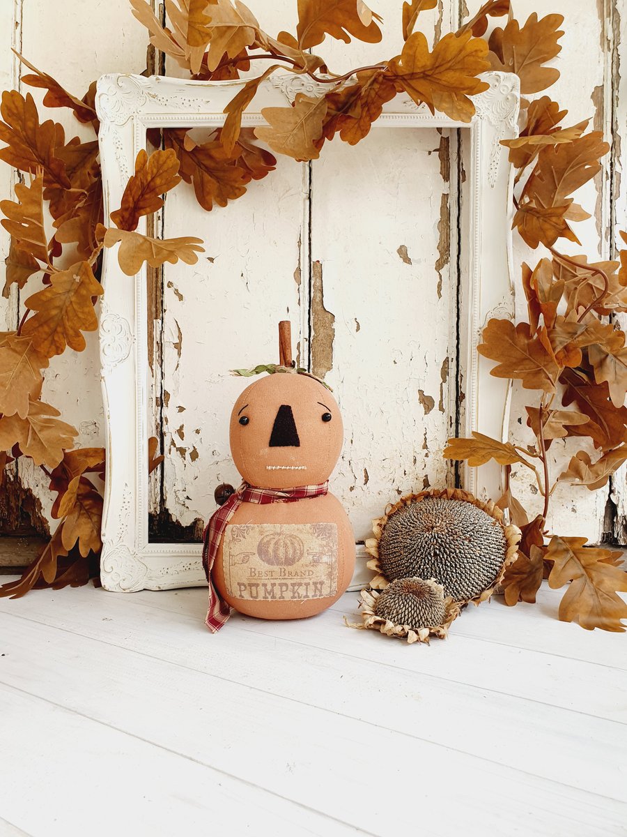 Primitive Pumpkin Doll