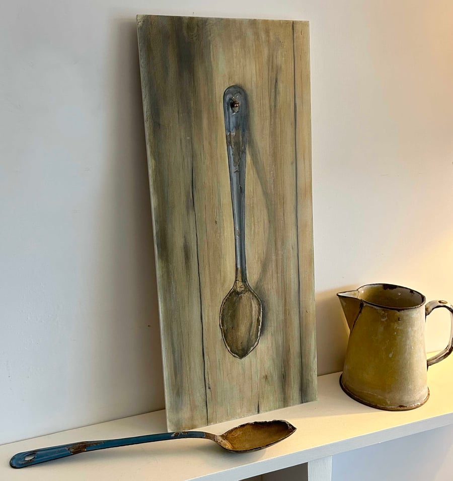 Original Painting "Rusty Spoon" by Peter Taylor