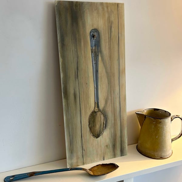 Original Painting "Rusty Spoon" by Peter Taylor