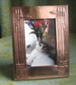 Handmade Copper Photo Frame, Mackintosh Style - Image 1