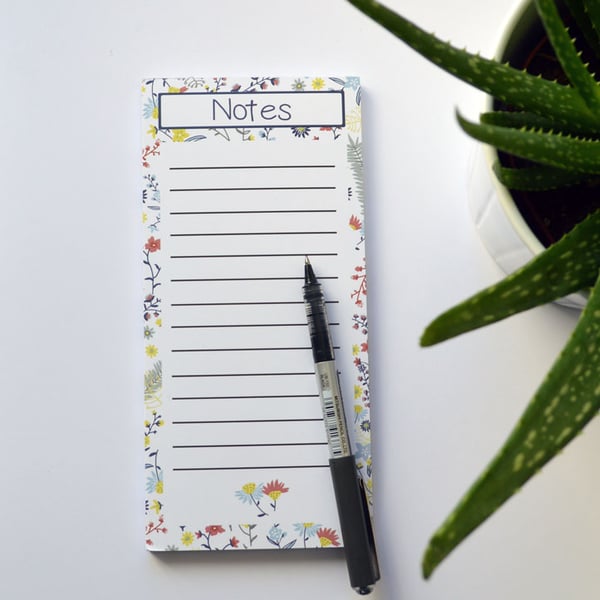 FLORAL NOTEPAD 