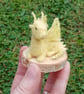 Buttercup Dragon Needlefelt Miniature Dragon Sculpture - Image 6