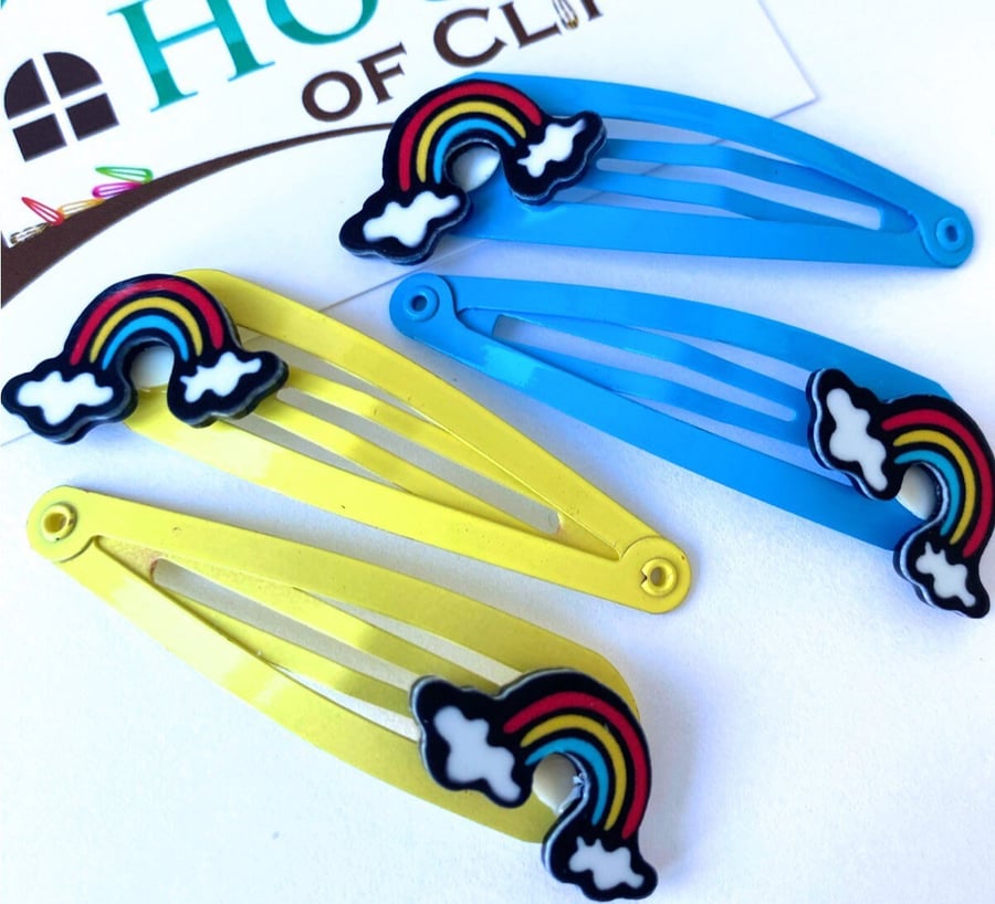 Rainbow Hair Clips - Rainbow Gifts
