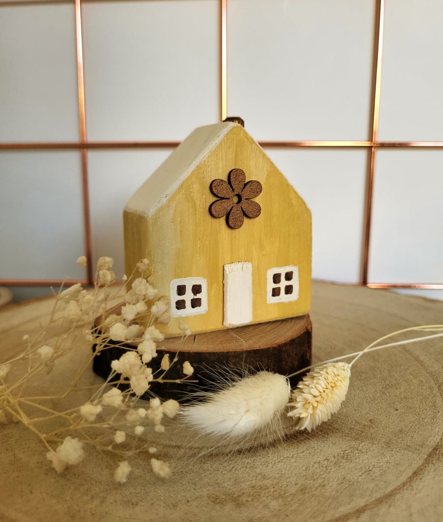 Hand crafted little wooden house