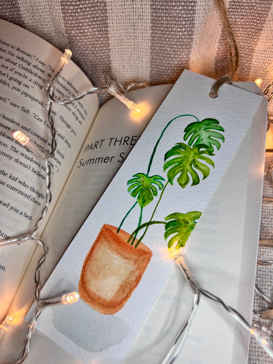 Houseplant, monstera, cheese plant bookmark