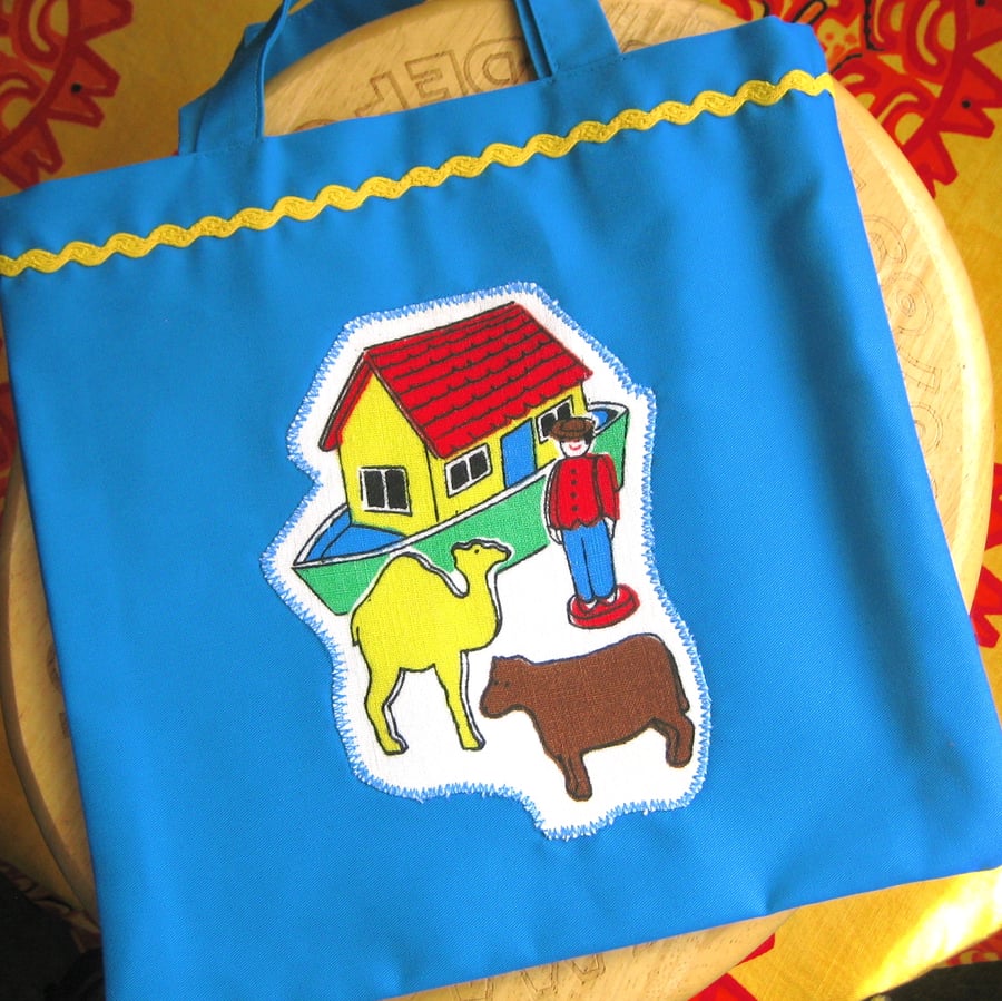 Noah's Ark Bag, Little Tote Bag for a Child