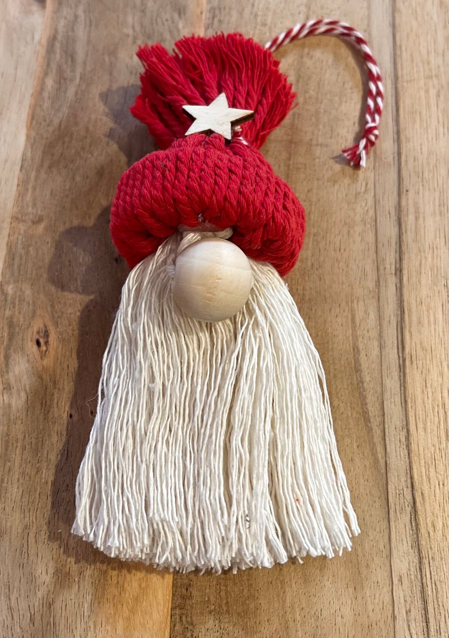 Macrame gnome tree decoration, Happily Handmade