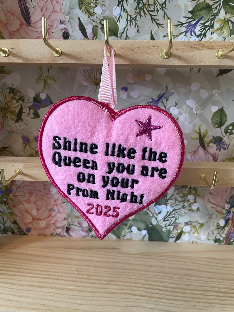 Prom night scented heart keep sake. 