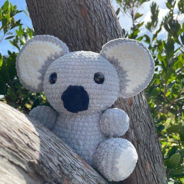 Grey Plushie Koala