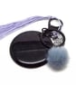 Rainbow Dog Bag Charm Keyring, Handmade with Resin and Charms - Image 5