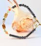 Tourmaline And Hematite Bracelet With Swarovski Crystals - Handmade In Devon - Image 4